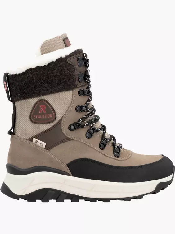 Damen Schnürstiefel in beige