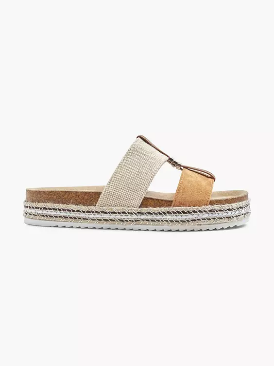Graceland Pantolette in beige