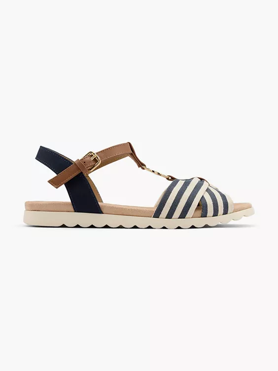 TOM TAILOR Sandale in blau