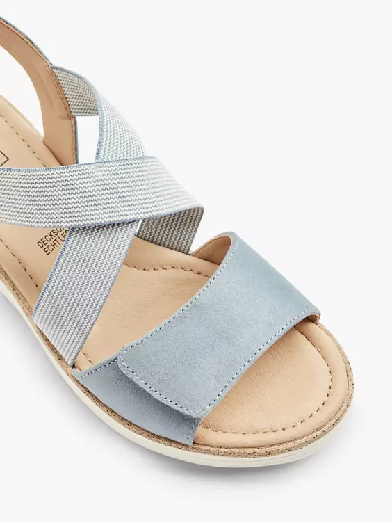 Easy Street Komfort Keilsandalette in blau