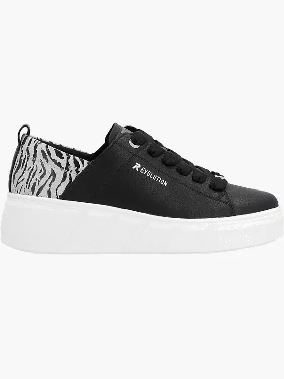 Damen Sneaker Low in schwarz