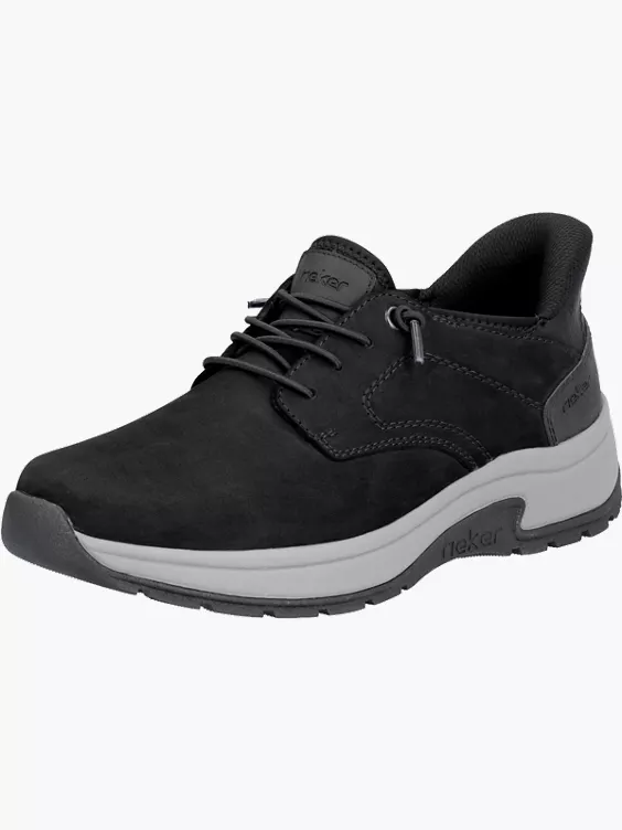 Rieker Herren Slipper in schwarz