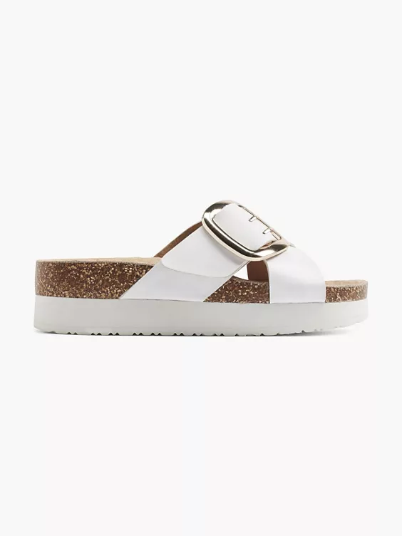 Catwalk Pantolette in weiß