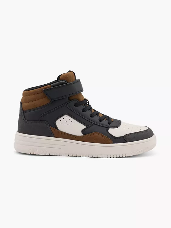 Vty Hoher Sneaker in schwarz