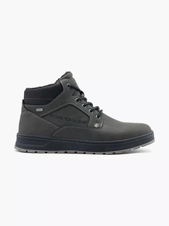 TOM TAILOR Schnürboots in grau