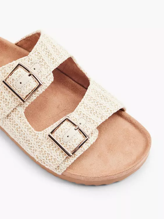 Graceland Pantolette in beige