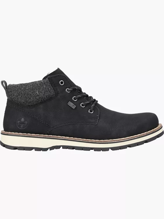 Rieker Herren Schnürstiefel in schwarz