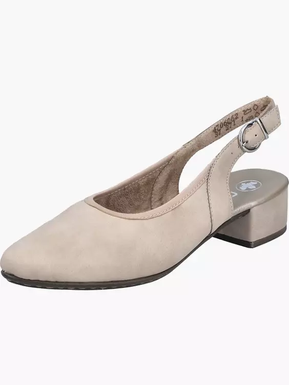 Rieker Damen Slingpumps in beige