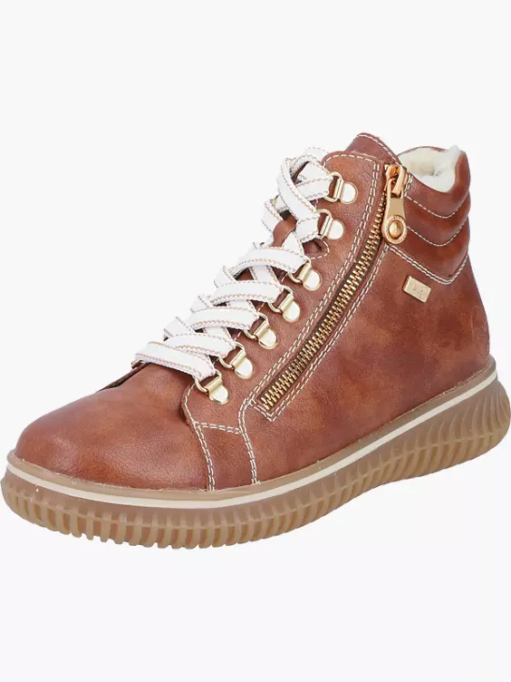 Rieker Damen Schnürstiefel in braun