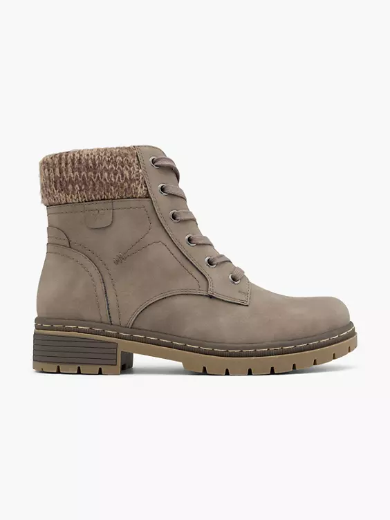 Easy Street Komfort Schnürboots in taupe