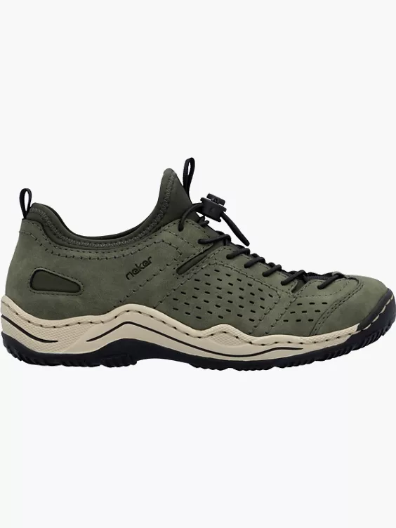 Rieker Damen Slipper in grün