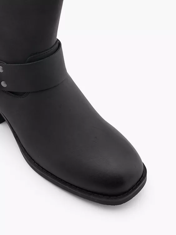 Catwalk Bikerboots in schwarz