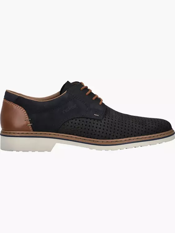 Rieker Herren Schnürschuhe in blau