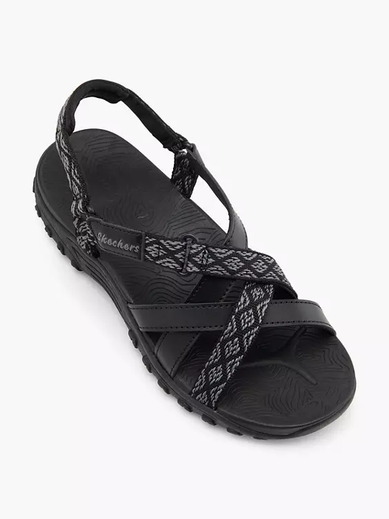 Skechers Sandale REGGAELICIOUS in schwarz