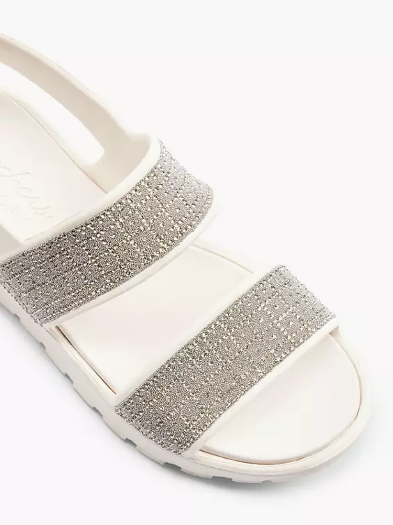 Skechers Sandale FOOTSTEPS in silber