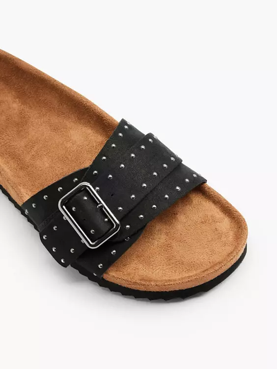 Catwalk Pantolette in schwarz