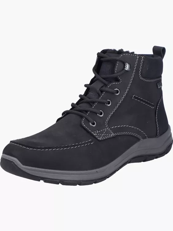 Rieker Herren Schnürstiefel in schwarz