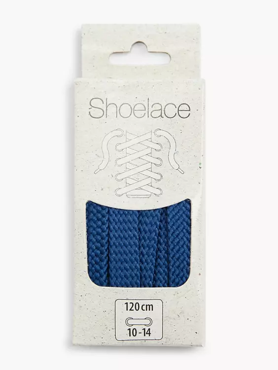 DEICHMANN Schnürsenkel 120 cm flach in blau