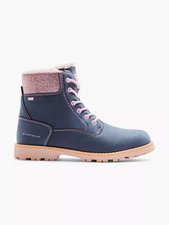 TOM TAILOR Schnürboots in navyblau