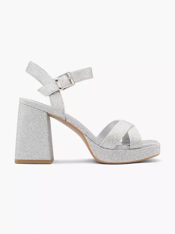 Catwalk Sandalette in silber