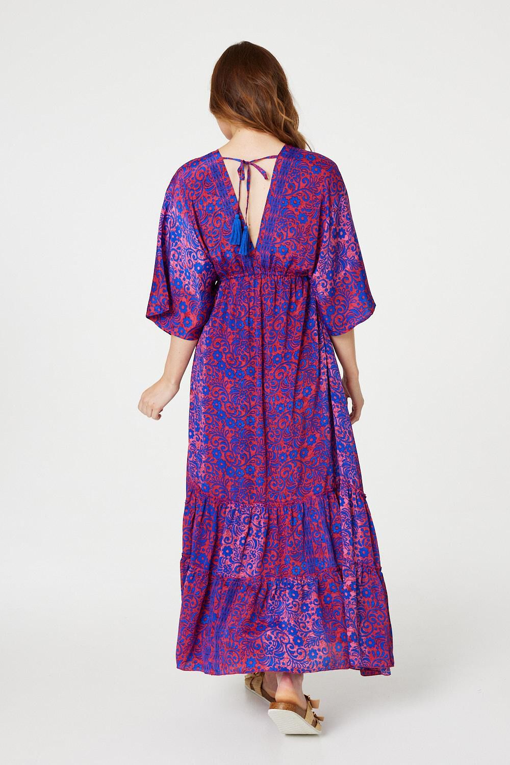 Izabel London - Floral Side Split Maxi Dress