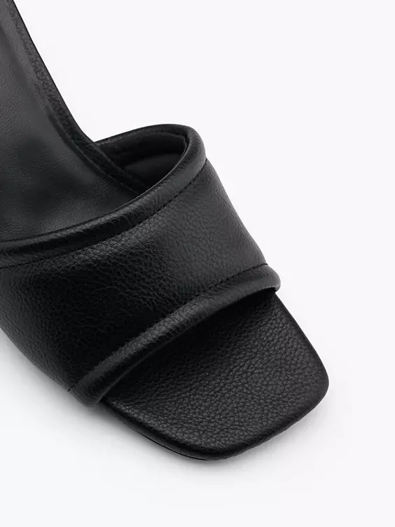 Catwalk Pantolette in schwarz
