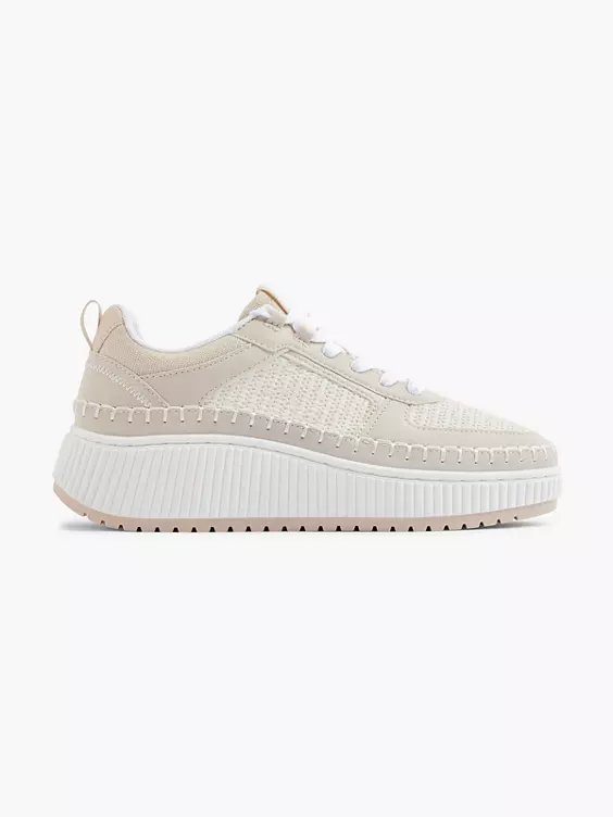 Catwalk Platform Sneaker in beige