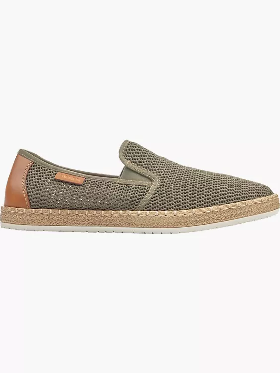 Rieker Herren Slipper in grün
