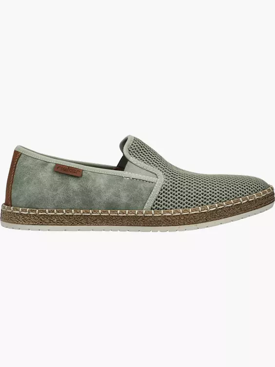 Rieker Herren Slipper in grün