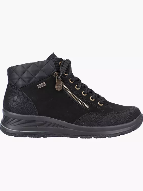 Rieker Damen Schnürschuhe in schwarz