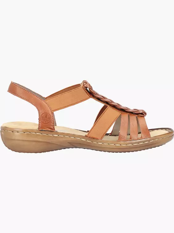 Rieker Damen Riemchensandalen in braun