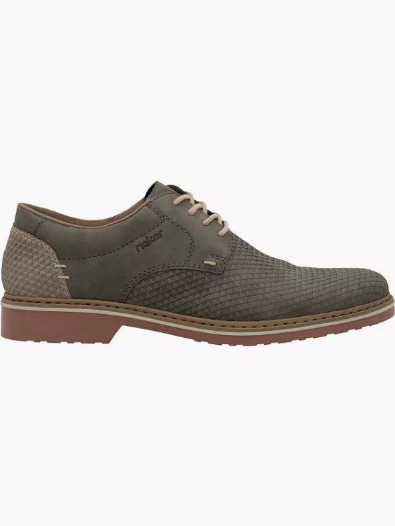 Rieker Herren Schnürschuhe in grün