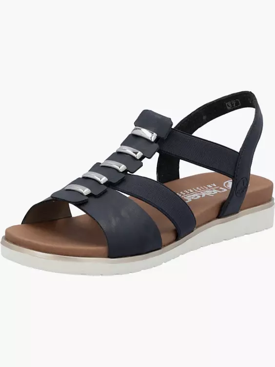 Rieker Damen Riemchensandalen in blau