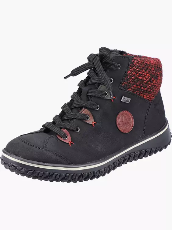 Rieker Damen Schnürschuhe in schwarz