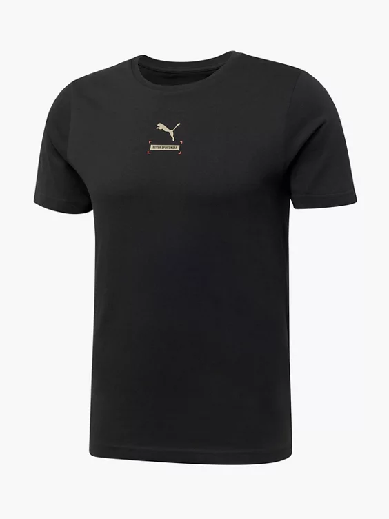 PUMA T-Shirt in schwarz