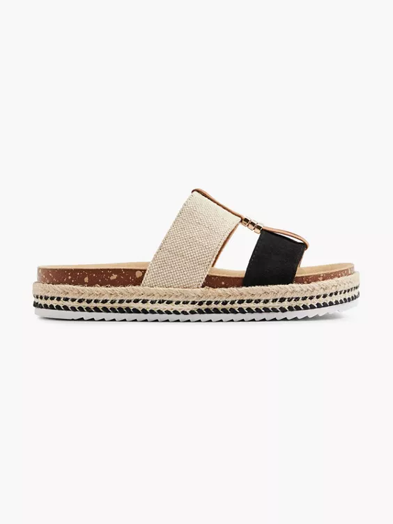 Graceland Pantolette in schwarz