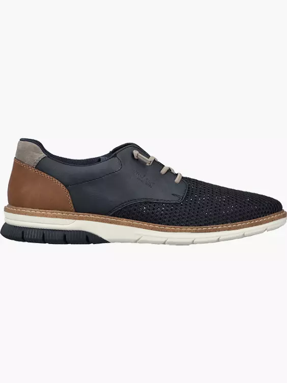 Rieker Herren Schnürschuhe in blau