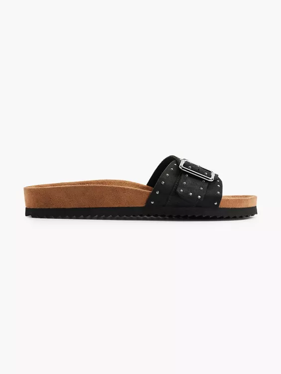 Catwalk Pantolette in schwarz