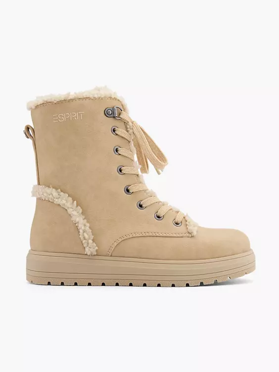ESPRIT Schnürboots in beige