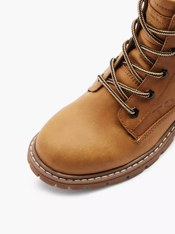TOM TAILOR Schnürboots in camel