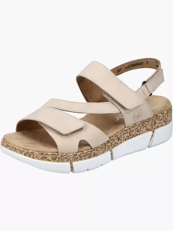 Rieker Damen Riemchensandalen in beige