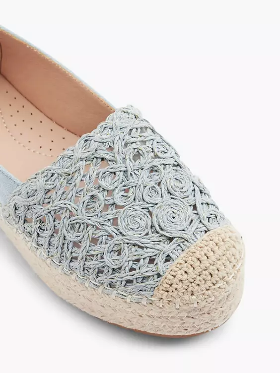 Graceland Espadrille in blau