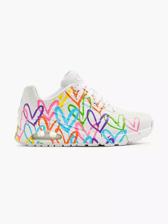 Skechers Chunky Sneaker UNO - HIGHLIGHT LOVE in weiß