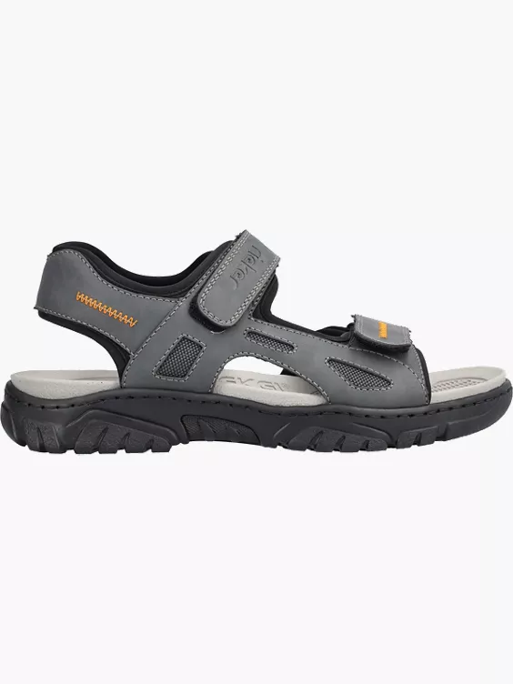 Rieker Herren Trekkingsandalen in grau