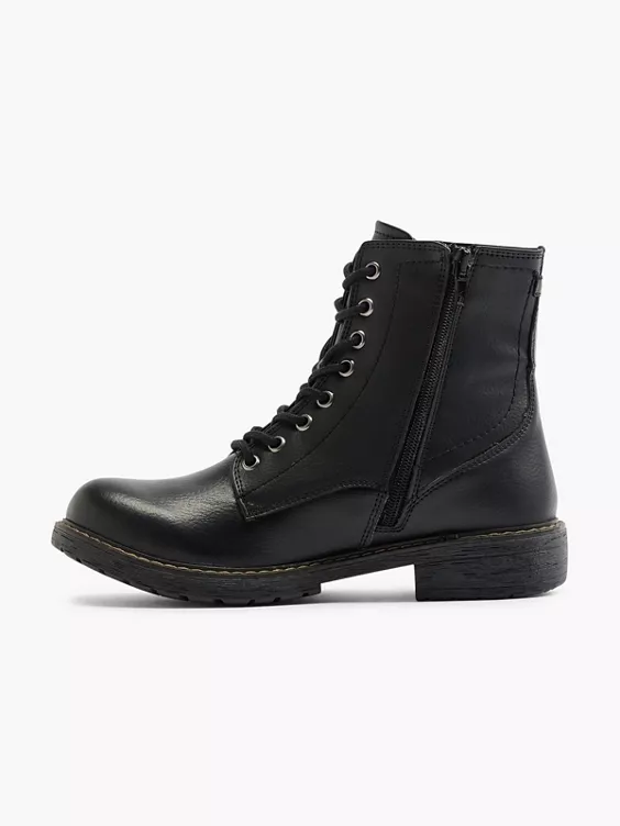 Graceland Schnürboots in schwarz