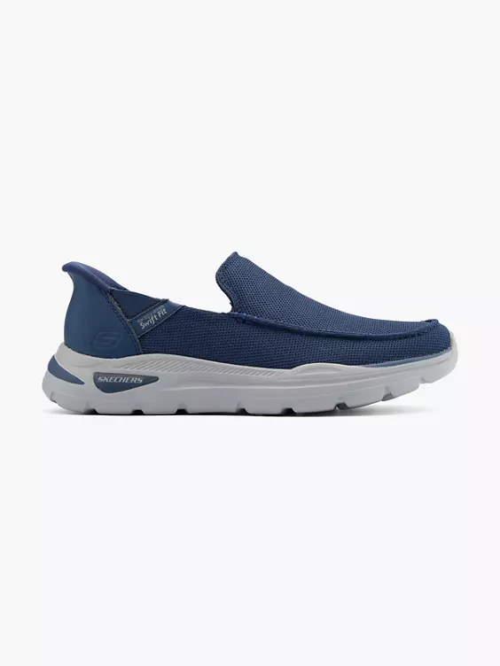 Skechers Slip On Sneaker Swift Fit - hands free in blau