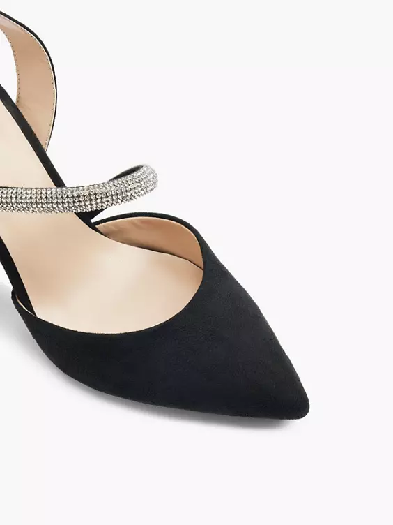 Catwalk Slingpumps in schwarz