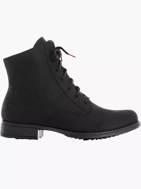 Rieker Damen Schnürstiefel in schwarz