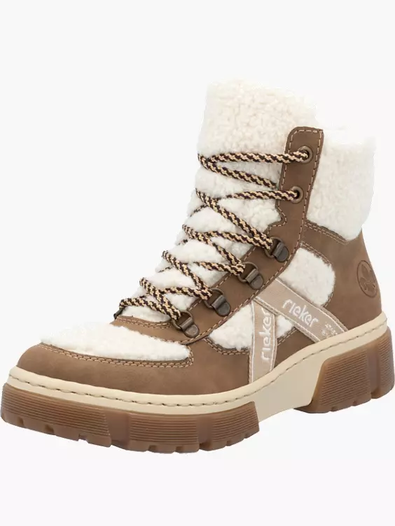Rieker Damen Schnürstiefel in braun