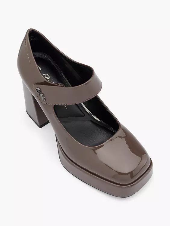 Buffalo Mary Jane Pumps in braun